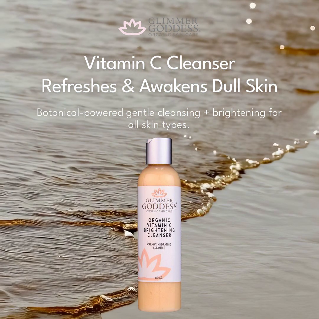 Organic Vitamin C Brightening Cleanser – Gentle Face Wash for Even Skin Tone