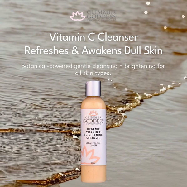 Organic Vitamin C Brightening Cleanser – Gentle Face Wash for Even Skin Tone