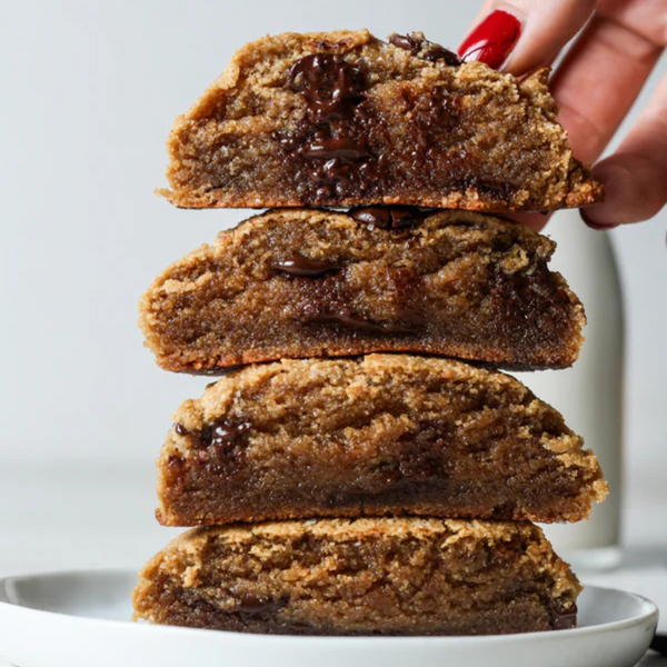 Vegan gluten-free chocolate chip cookie from Sweet Addison's 3 pack