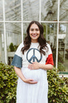 OVERSIZED PARENT TEE | PEACE