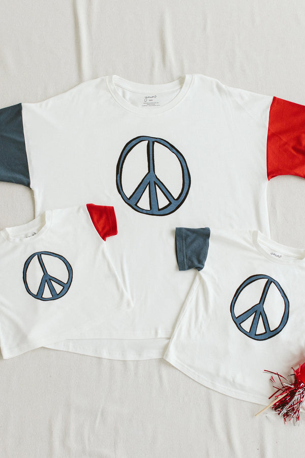 OVERSIZED PARENT TEE | PEACE