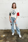 OVERSIZED PARENT TEE | PEACE