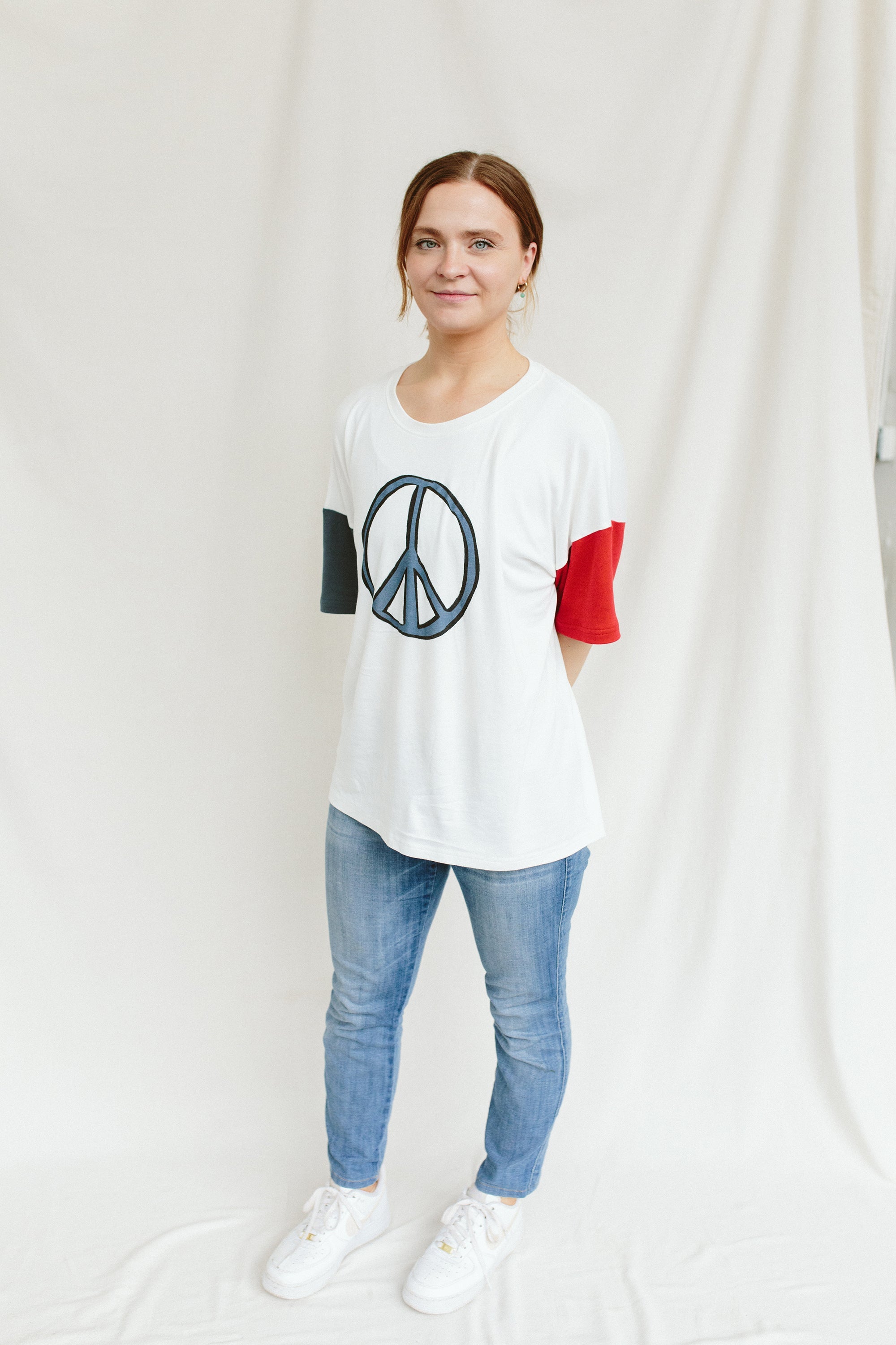 OVERSIZED PARENT TEE | PEACE