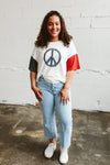 OVERSIZED PARENT TEE | PEACE