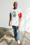 OVERSIZED PARENT TEE | PEACE