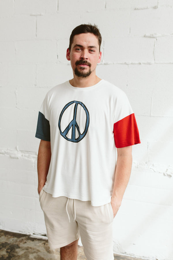 OVERSIZED PARENT TEE | PEACE