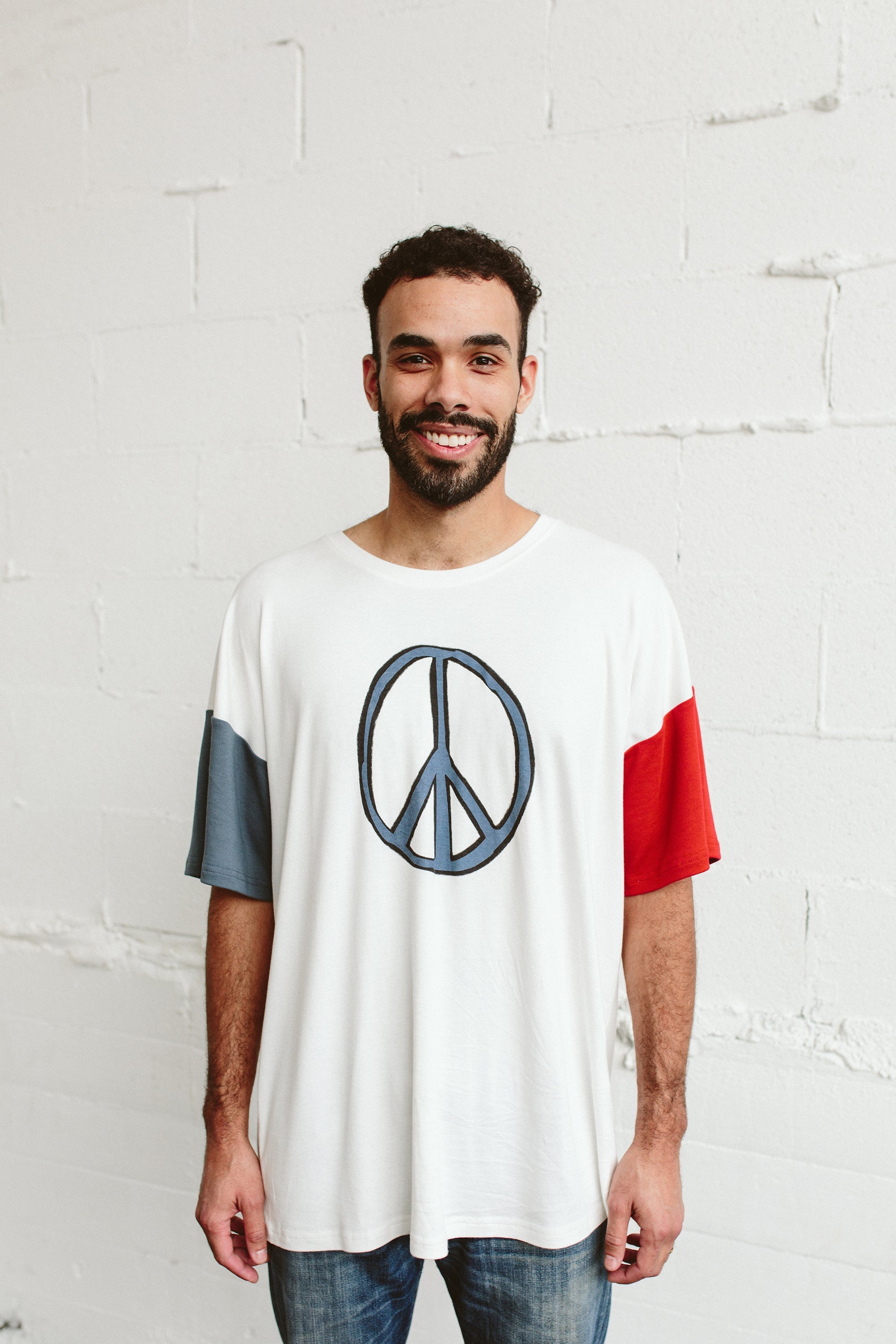 OVERSIZED PARENT TEE | PEACE