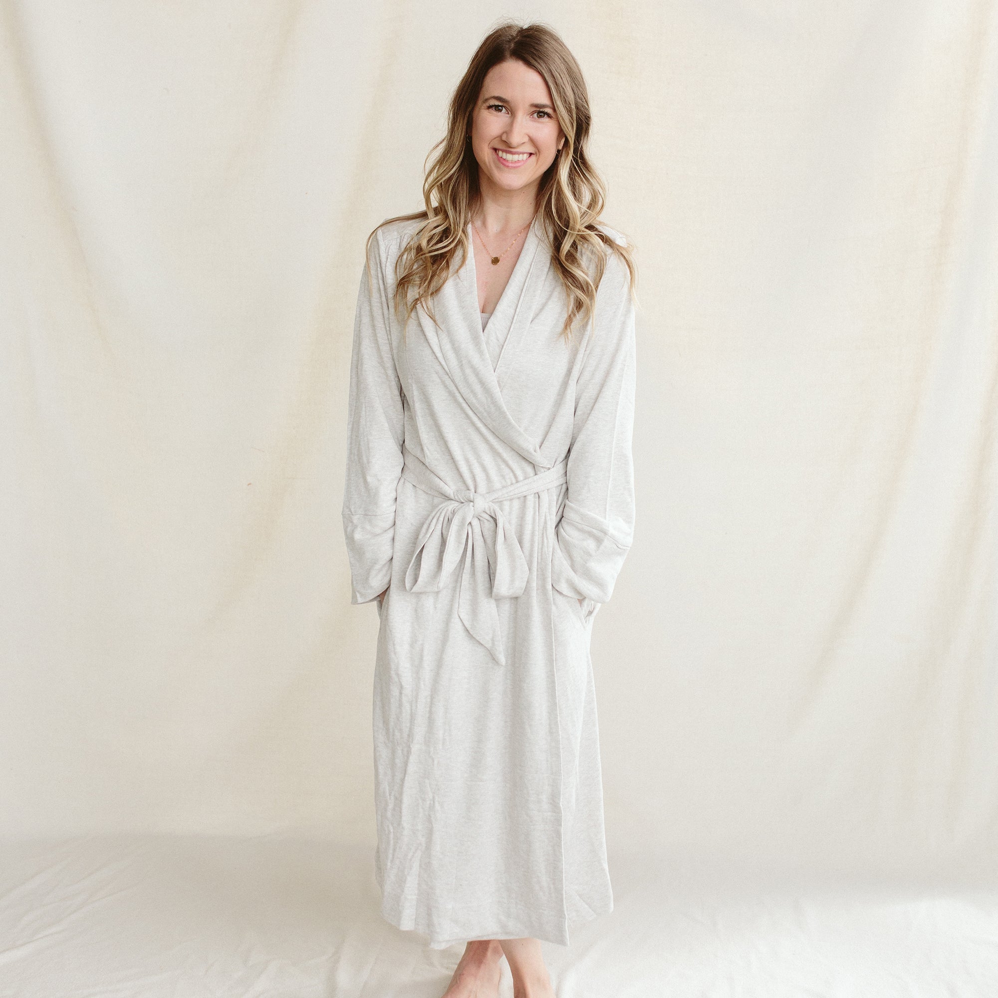 WOMENS ROBE | STORM GRAY