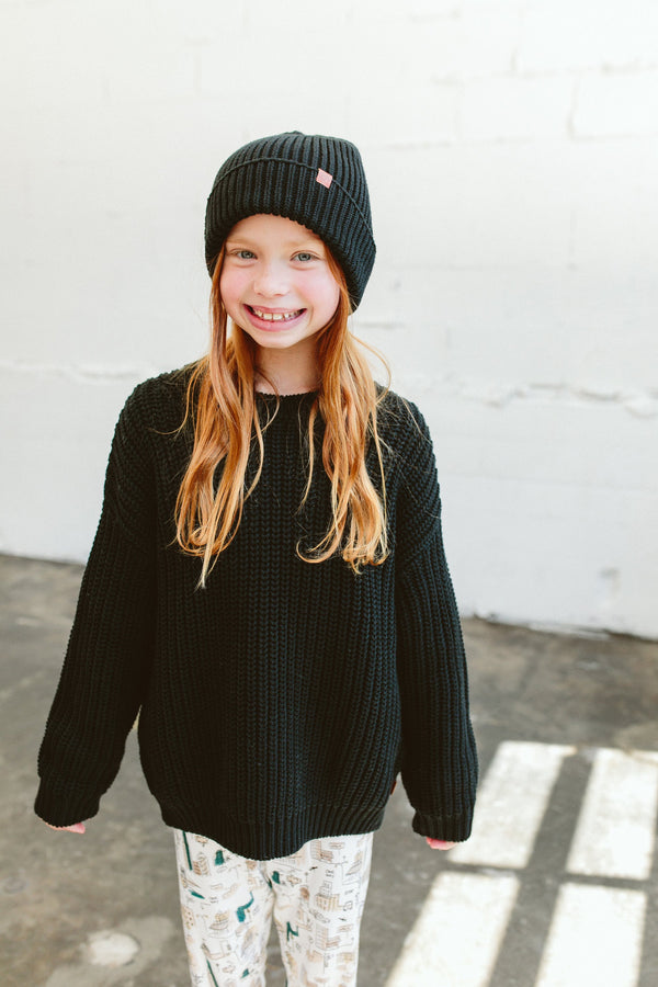 KNIT BEANIE | SHADOW