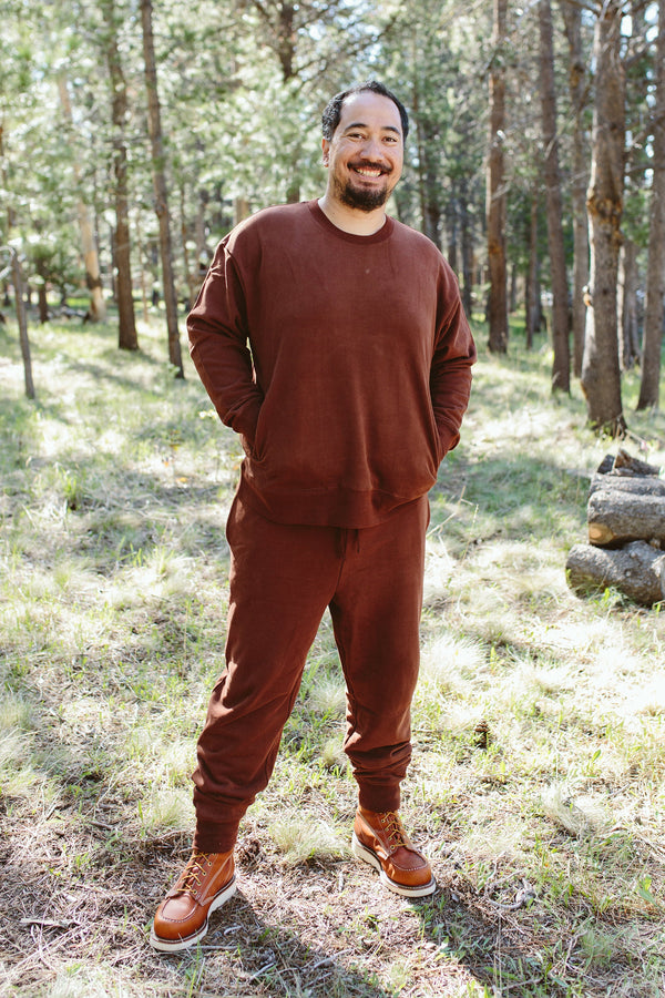 ADULT SWEATSUIT TOP | REDWOOD