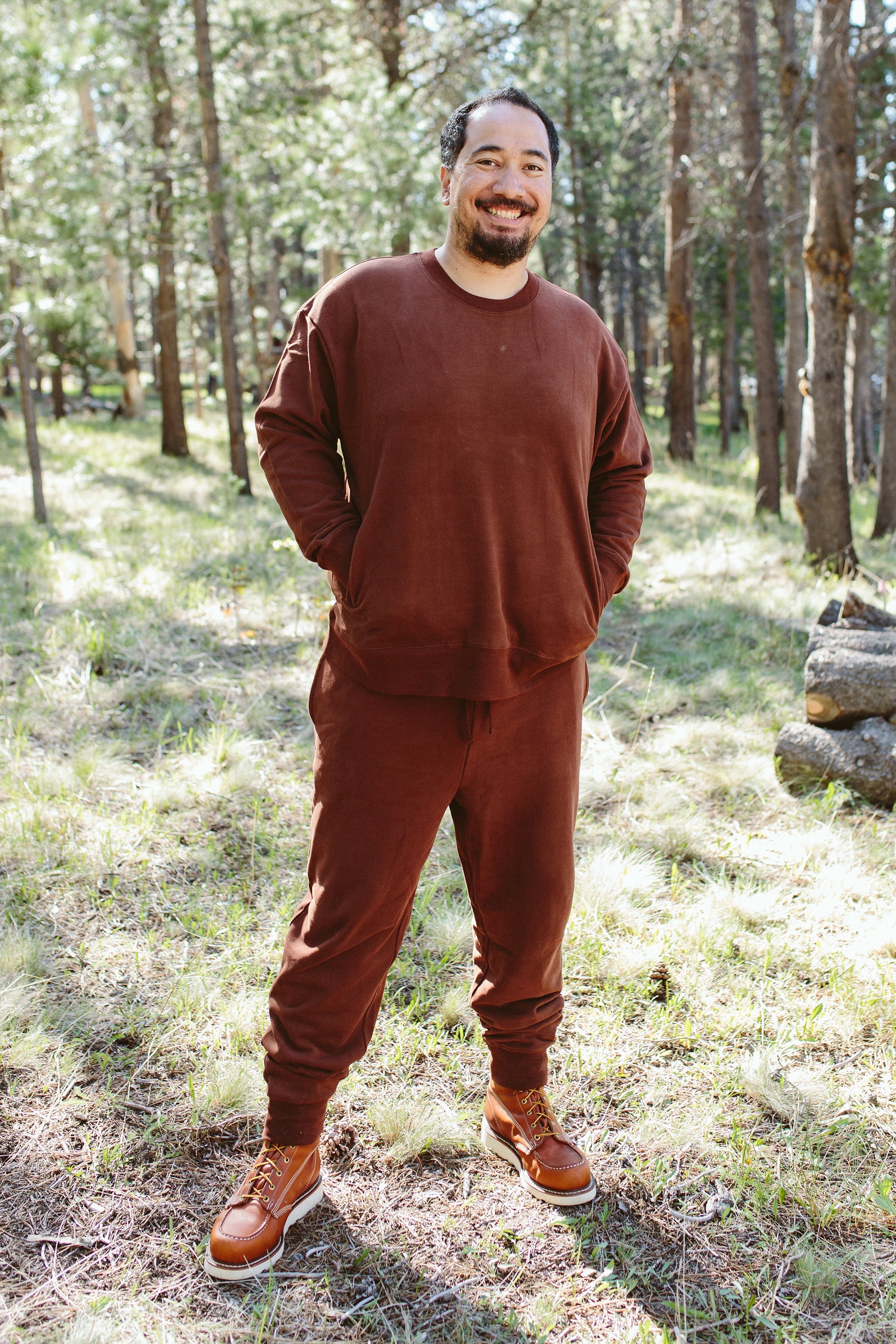 ADULT SWEATSUIT PANT | REDWOOD