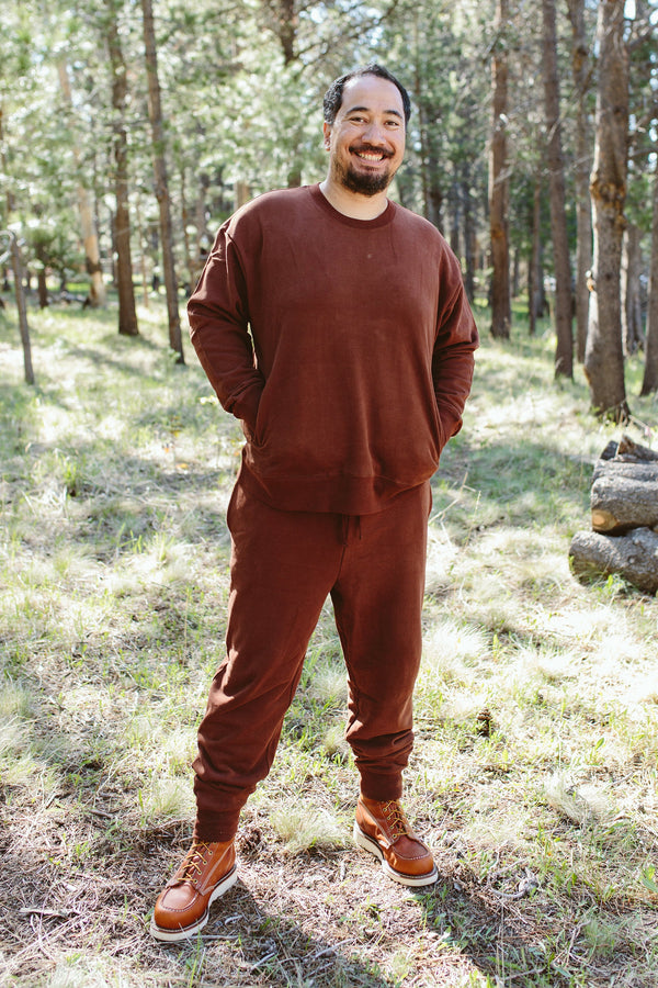 ADULT SWEATSUIT PANT | REDWOOD