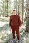 ADULT SWEATSUIT TOP | REDWOOD