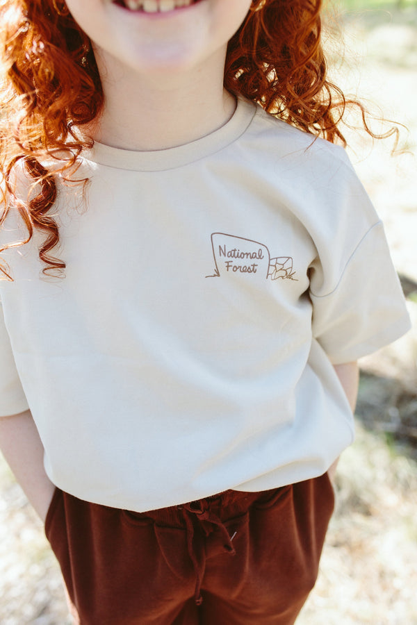 BIG KID OVERSIZED TEE | NATIONAL FOREST