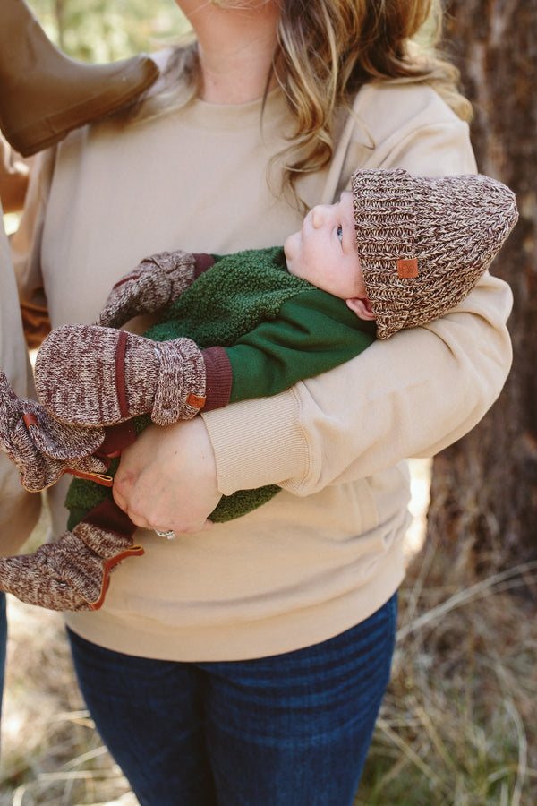 KNIT BEANIE | BARK