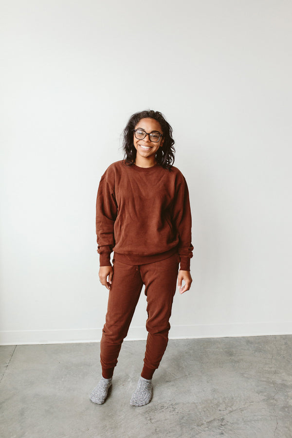 ADULT SWEATSUIT PANT | REDWOOD