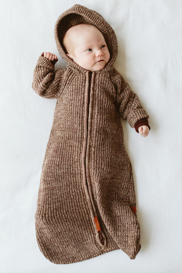 KNIT WEARABLE BLANKET | BARK