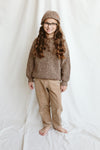 BIG KID CHUNKY KNIT SWEATER | BARK