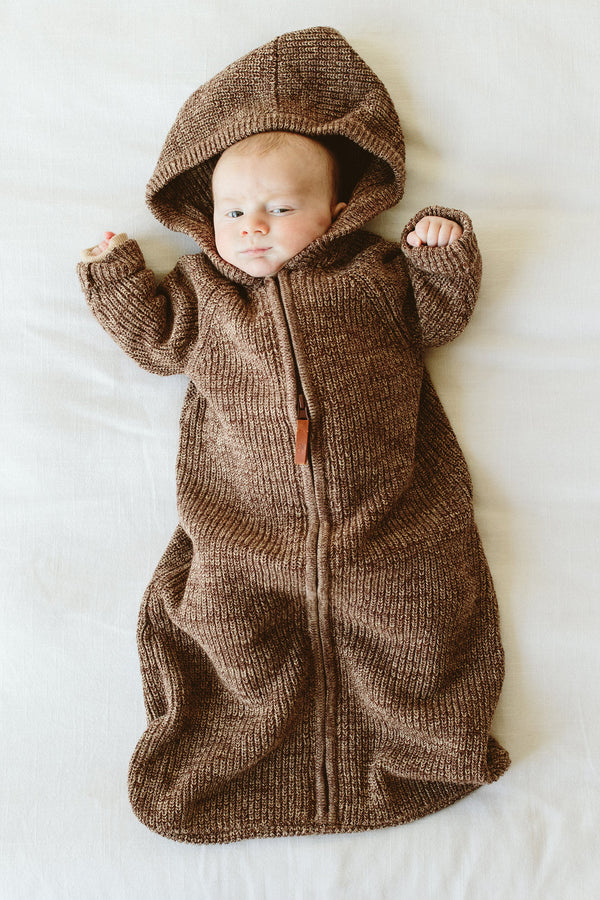 KNIT WEARABLE BLANKET | BARK