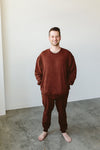 ADULT SWEATSUIT PANT | REDWOOD