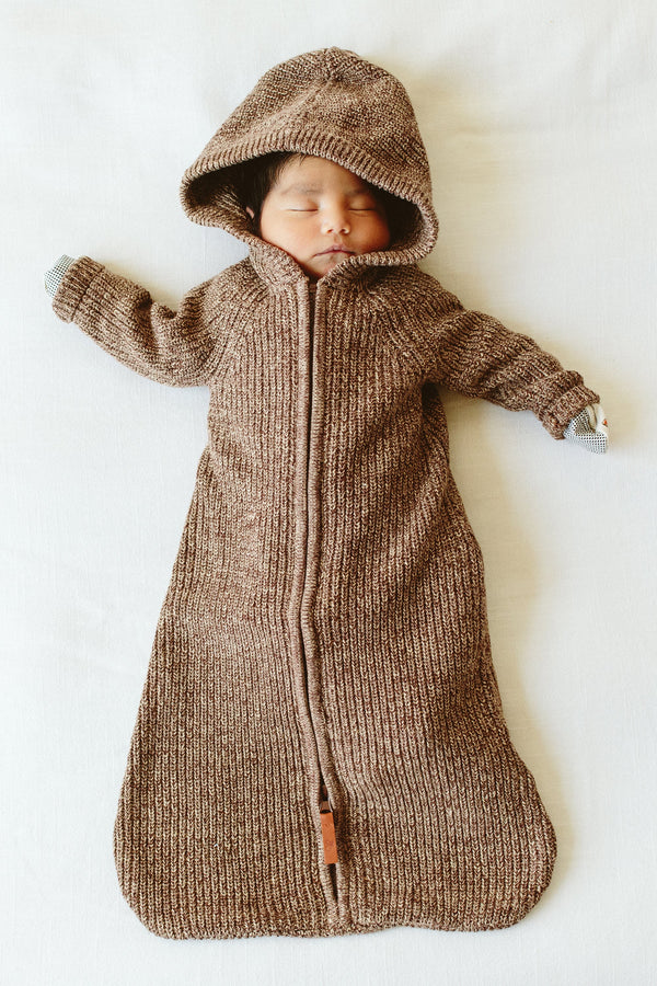 KNIT WEARABLE BLANKET | BARK