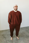 ADULT SWEATSUIT TOP | REDWOOD