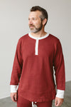 MENS THERMAL TOP | COCOA + CREAM | FITS SNUG