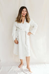 WOMENS WAFFLE ROBE | ALABASTER