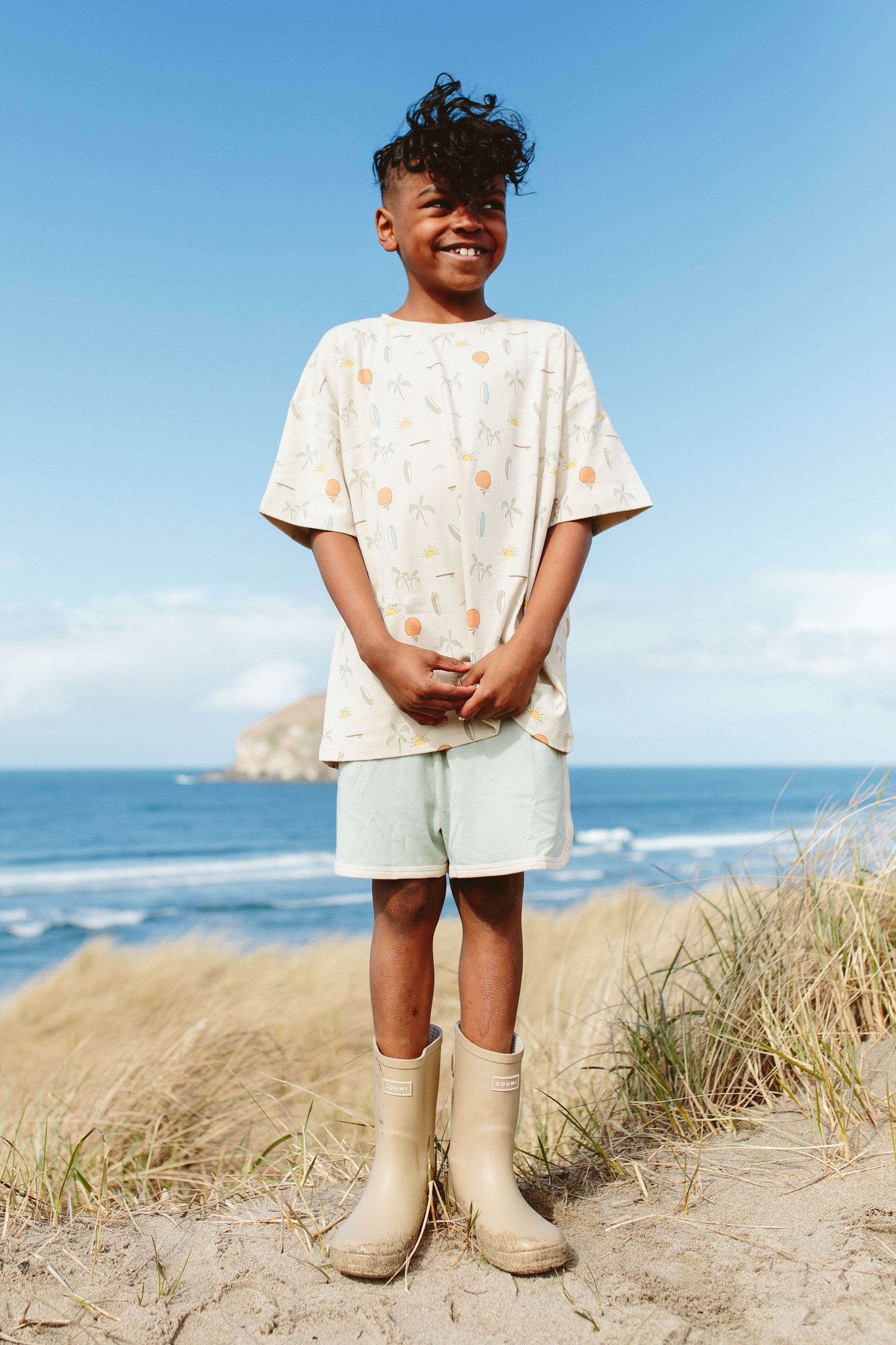 BIG KID OVERSIZED TEE | SURF'S UP