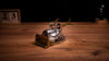 Graceful Cat Bulldozer model kit parts and assembled build