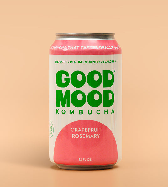 Grapefruit Rosemary Kombucha by GoodMood