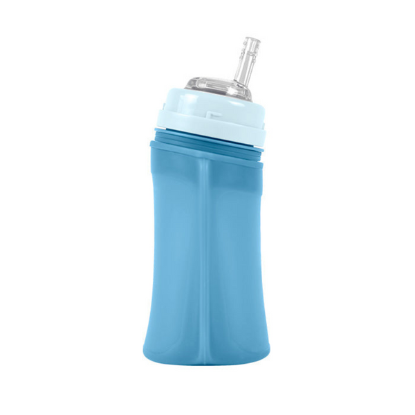 Grow healthy drinking habits with the eco-friendly Sip & Straw Pocket! Features soft silicone spouts, plant-based materials, & leakproof design. Shop this transition cup & promote oral development sustainably!