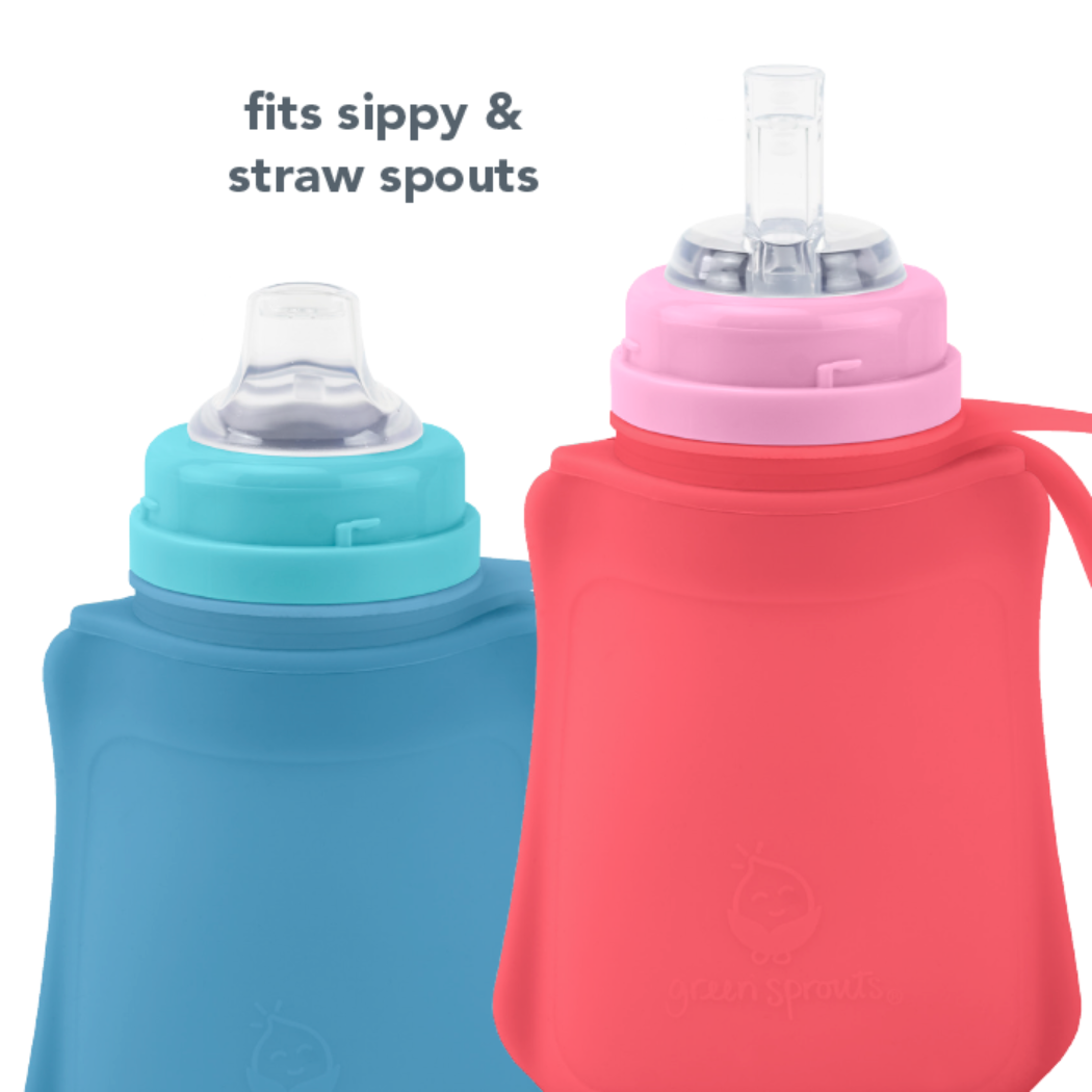 Sprout Sustainable Hydration! Grow-With-Me Sippy Cup with Straw (Plant-Based) (8 oz.)