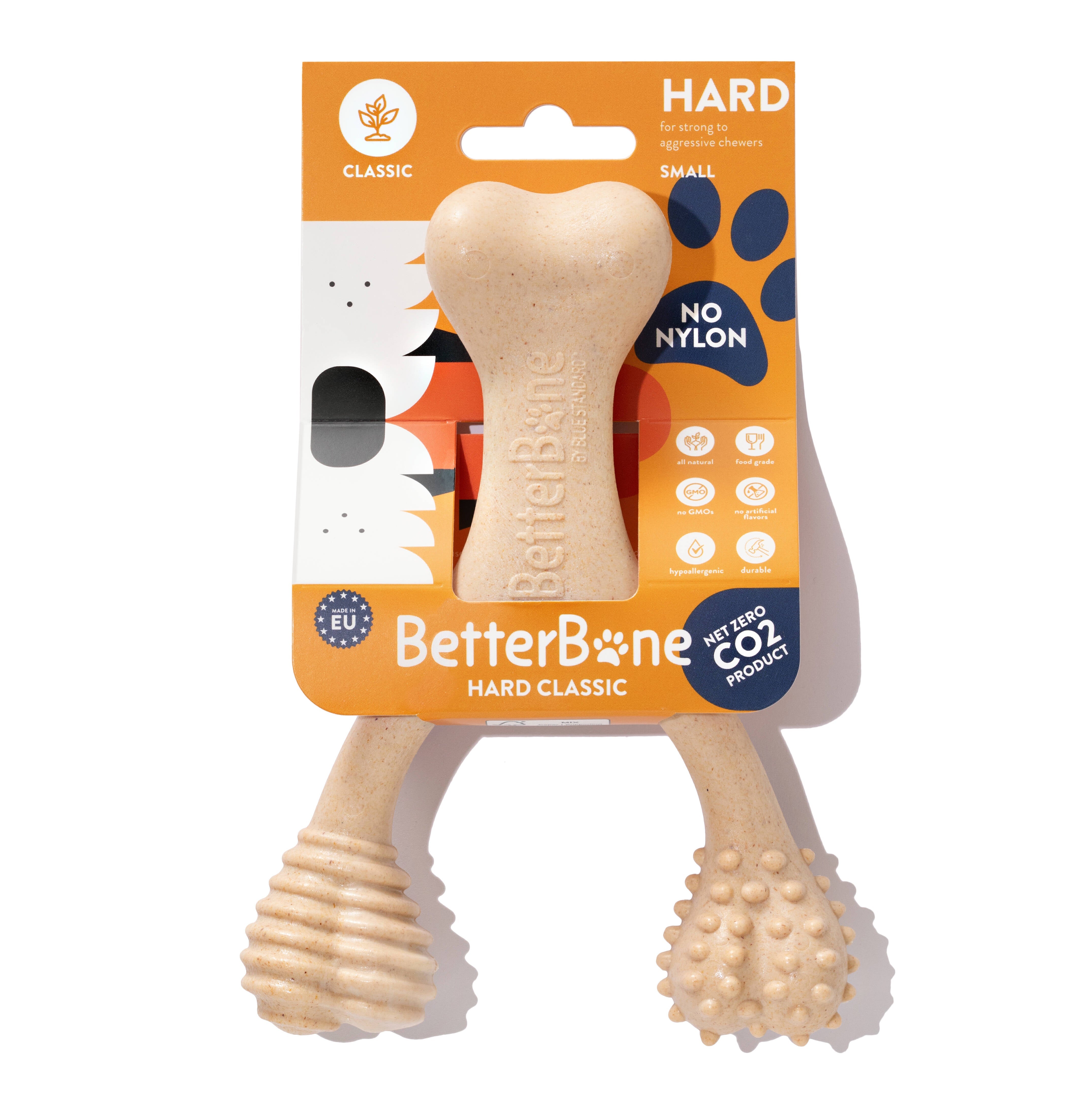 BetterBone HARD small size natural dog chew toy for dogs 15 to 50 pounds