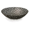 14-inch recycled iron washer bowl handcrafted by Fair Trade artisans in India