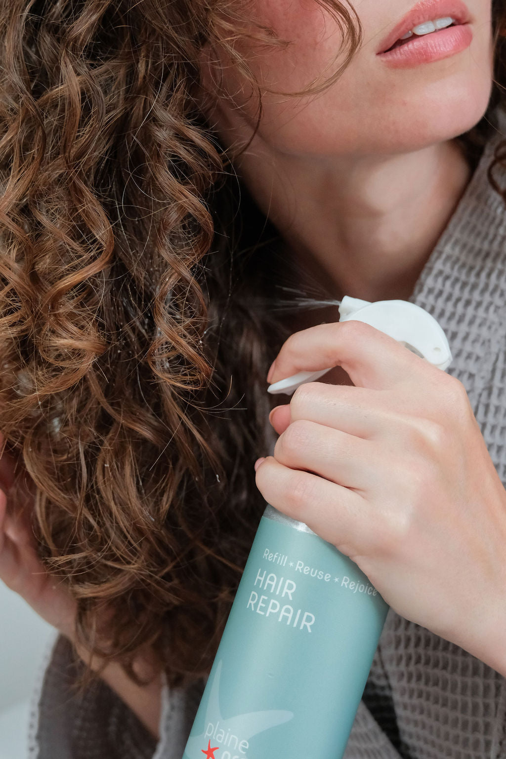 Plaine Products Hair Repair – Detangler, Heat Protectant & Shine Spray