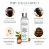 Organic Argan Oil Hair Shine Spray – Frizz Control & Hydrating Gloss