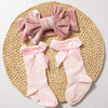 Velvet Headband Socks Set - Organic Cotton Baby Gift Set