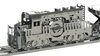Close-up of the Heavy Loco Freight Train mechanical build