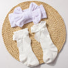 Velvet Headband Socks Set - Organic Cotton Baby Gift Set