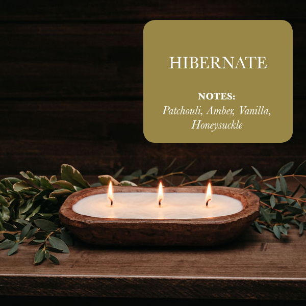 3-Wick Dough Bowl Soy Candle - Hibernate