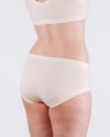 Thunderpants Women's Hipster underwear in Pomegranate Punch, back view on model