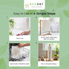 Reusable Bamboo Paper Towels | Tree-Free, Washable Rolls 4-Pack