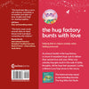 Back cover of The Hug Factory Bursts with Love – kids' bedtime story about love, hugs, and releasing emotions