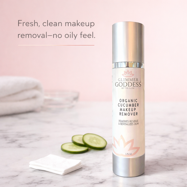 Organic Cucumber Makeup Remover - Remove Makeup with No Oily Residue