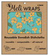 Set of 3 beeswax wraps in small, medium, and large sizes from the Puakenikeni & Bee Gift Set