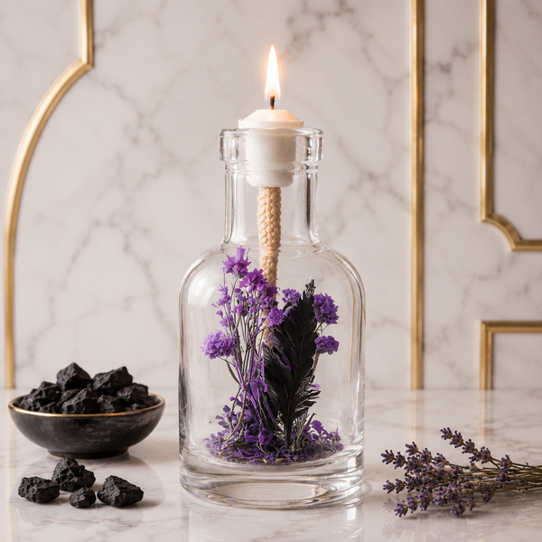 Lilith Refillable Oil Candle – Rose Garden, Oakmoss & Amber