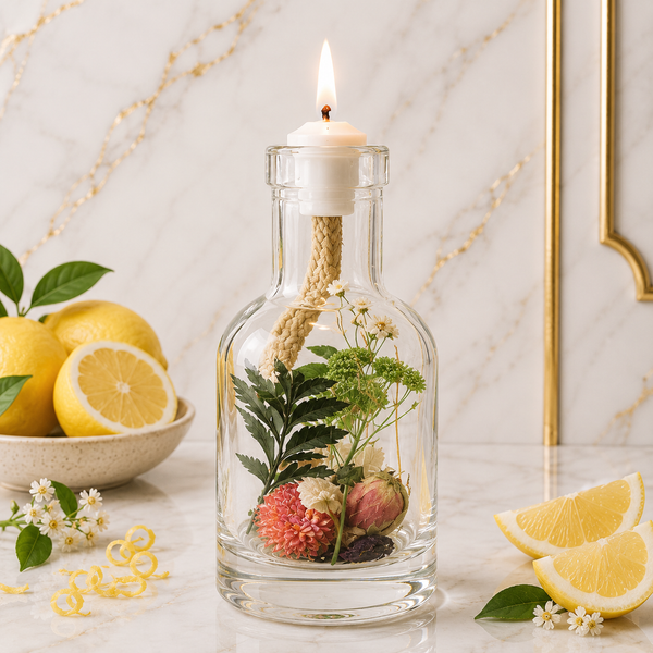Hermes Oil Candle – Lemon Verbena Refillable Ritual Candle