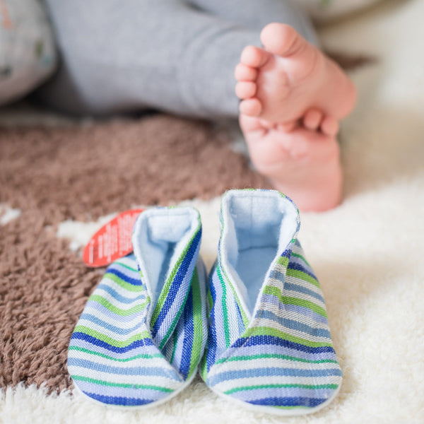 Handwoven Baby Booties