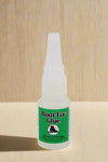 Boot-Fix Shoe Glue being used to repair a separated boot sole